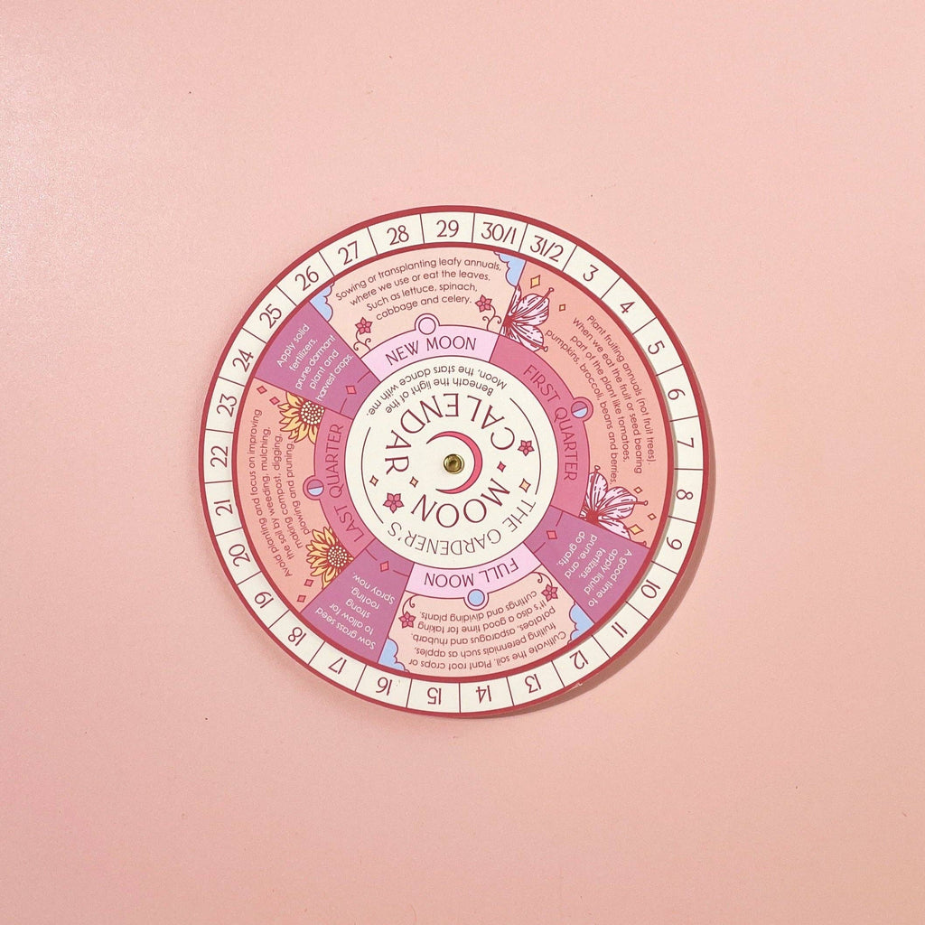 Moon Calendar Spinner Planting Guide