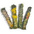 🌿 BOTANICAL HERBAL WAFTING WAND SAGE SMUDGE STICK 8" 🔥✨