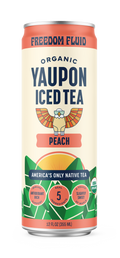 Peach, Organic Yaupon Iced Tea