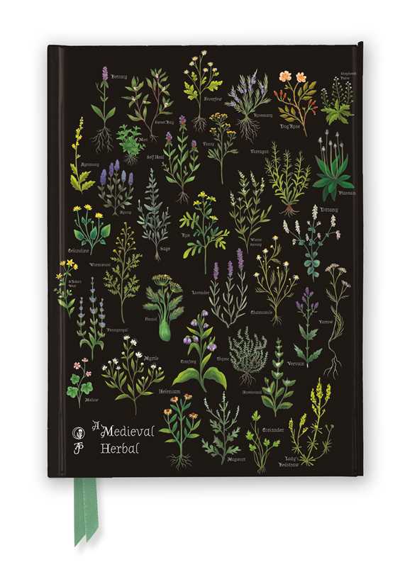 Anna Stead: A Medieval Herbal (Foiled Journal) by