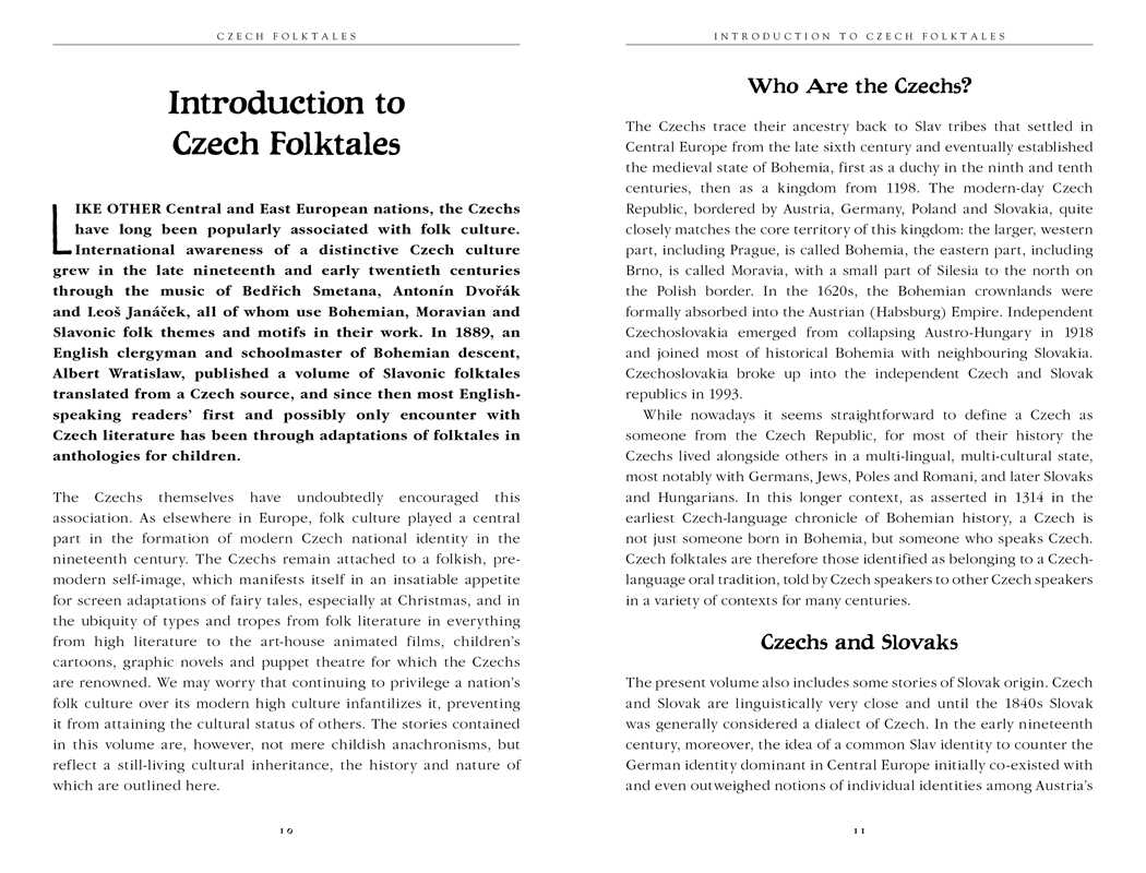 Czech Folktales by