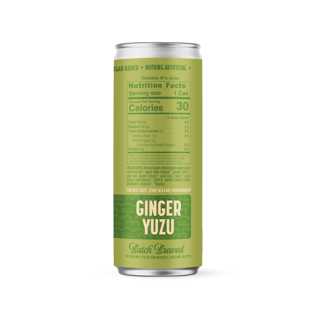 Probiotic Soda Variety Pack - No Added Sugar; Hand-Crafted