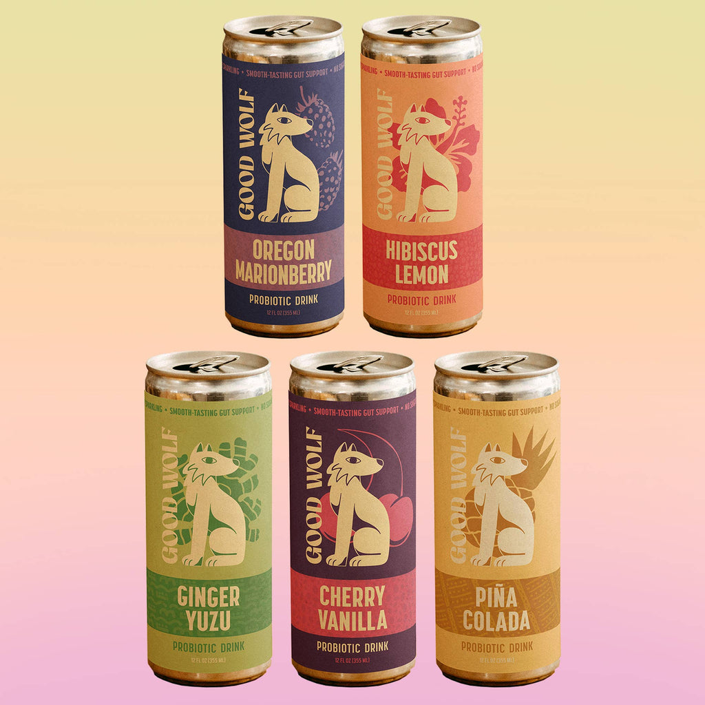 Probiotic Soda Variety Pack - No Added Sugar; Hand-Crafted
