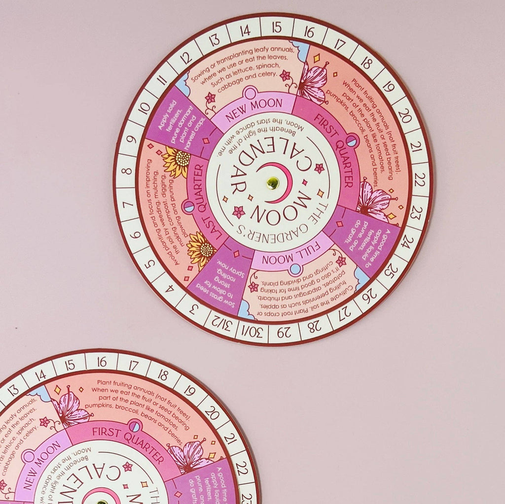 Moon Calendar Spinner Planting Guide