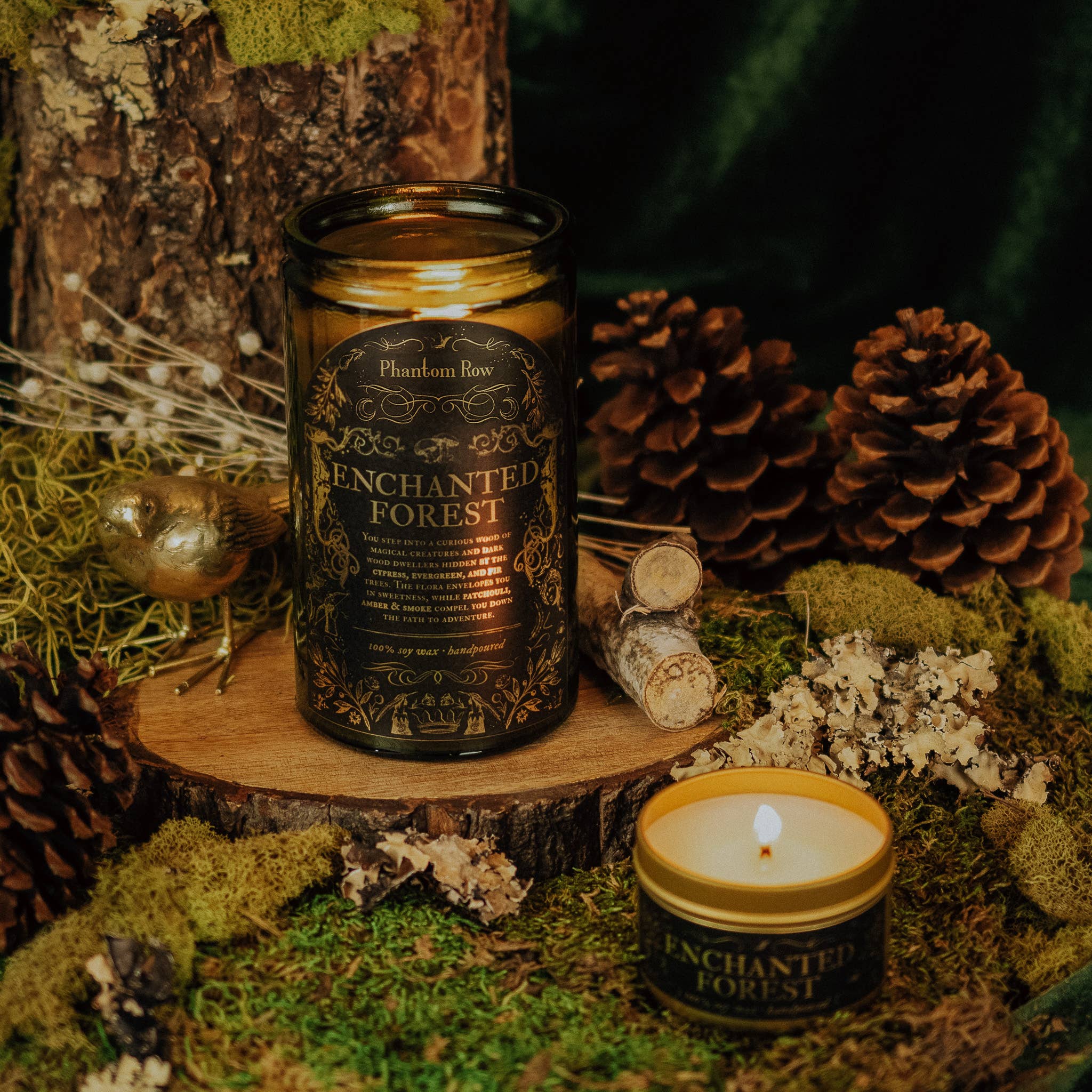 Enchanted Forest | Literary & Gothic-Inspired Jar Candle