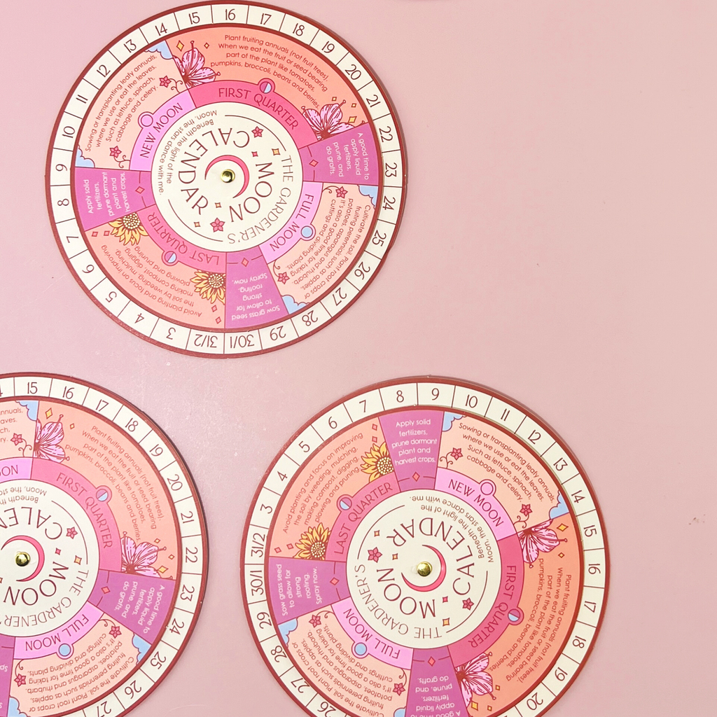 Moon Calendar Spinner Planting Guide