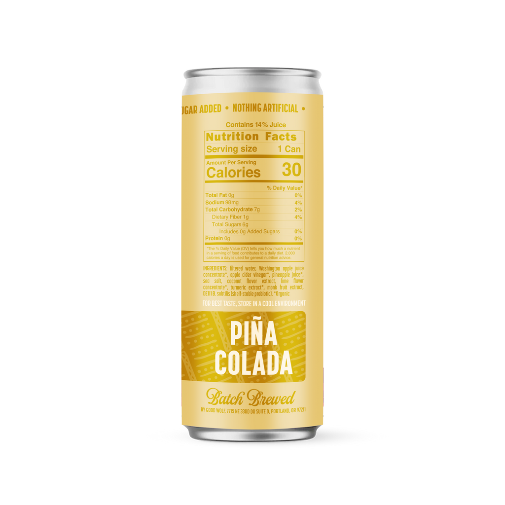Probiotic Soda Variety Pack - No Added Sugar; Hand-Crafted
