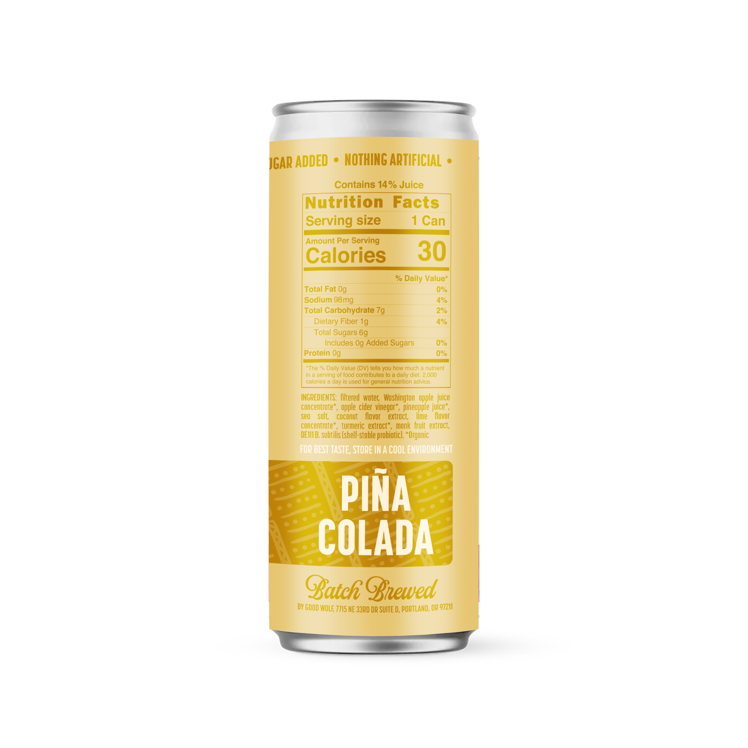Probiotic Soda Variety Pack - No Added Sugar; Hand-Crafted