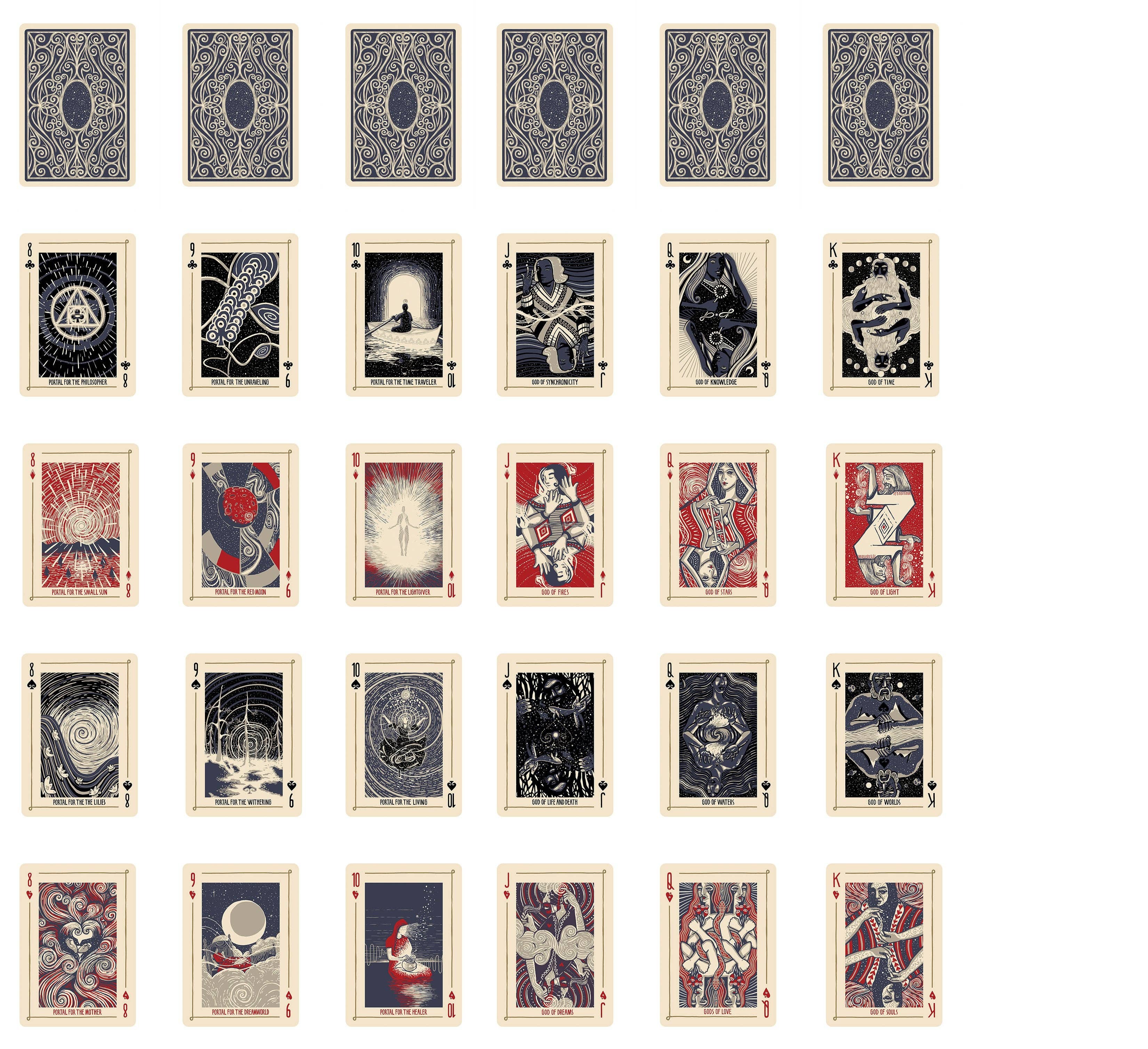 Open Portals Playing Cards & Oracle (Lightside Colorway)