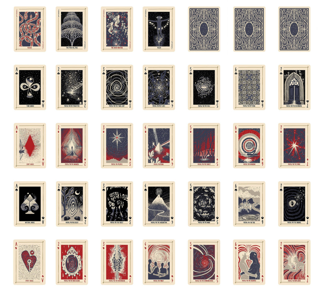 Open Portals Playing Cards & Oracle (Lightside Colorway)