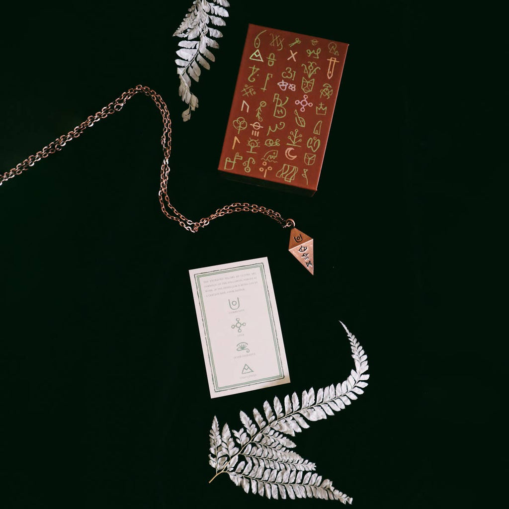 Green Glyphs Pendulum