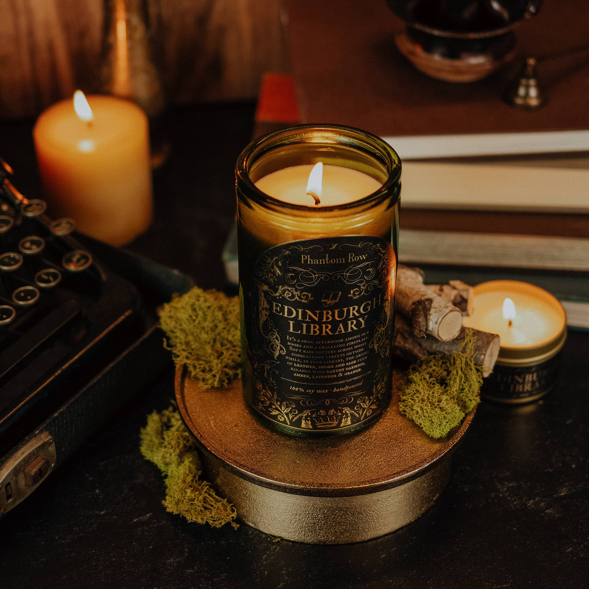 Edinburgh Library | Literary & Gothic-Inspired Jar Candle