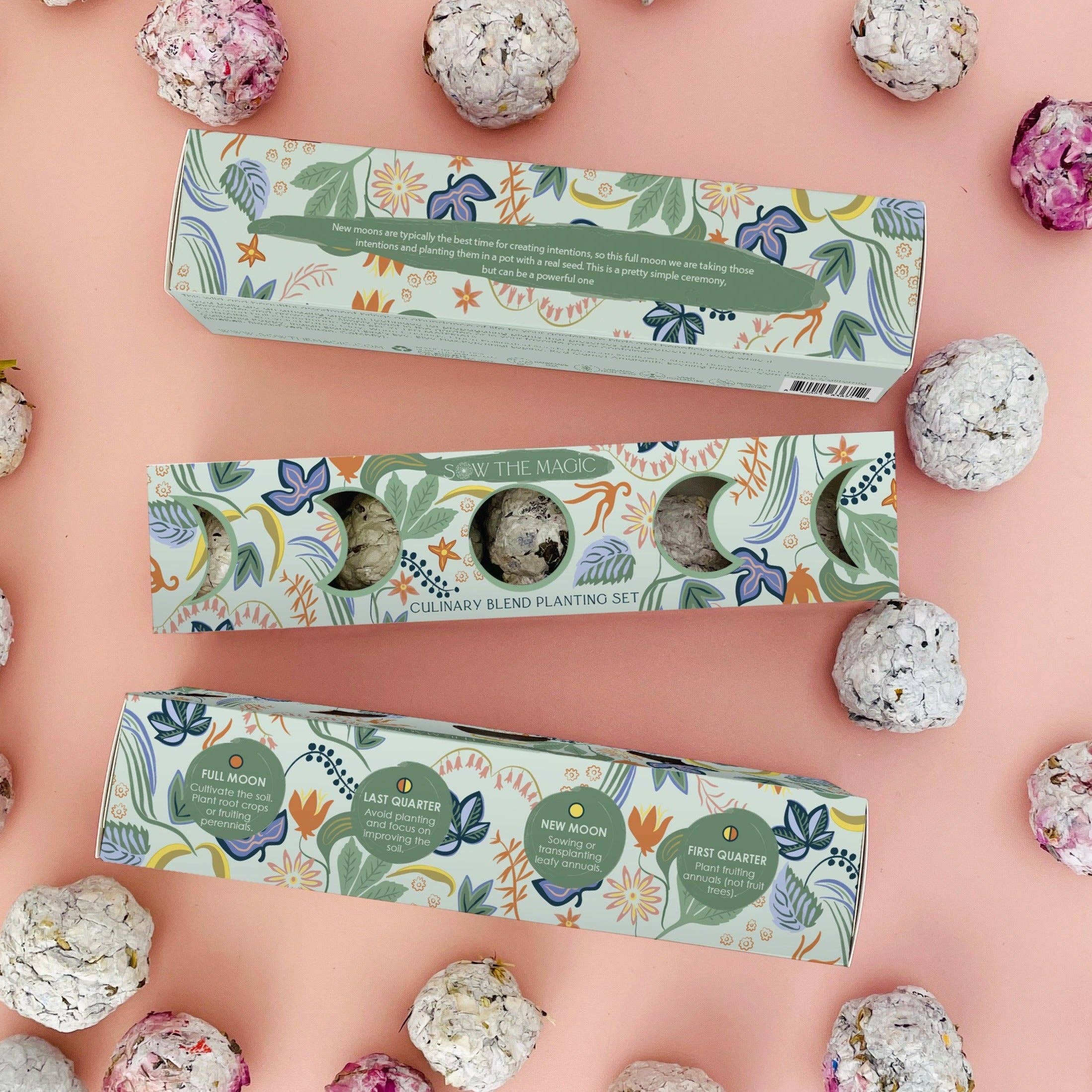Moon Phase Culinary Seed Planting Set