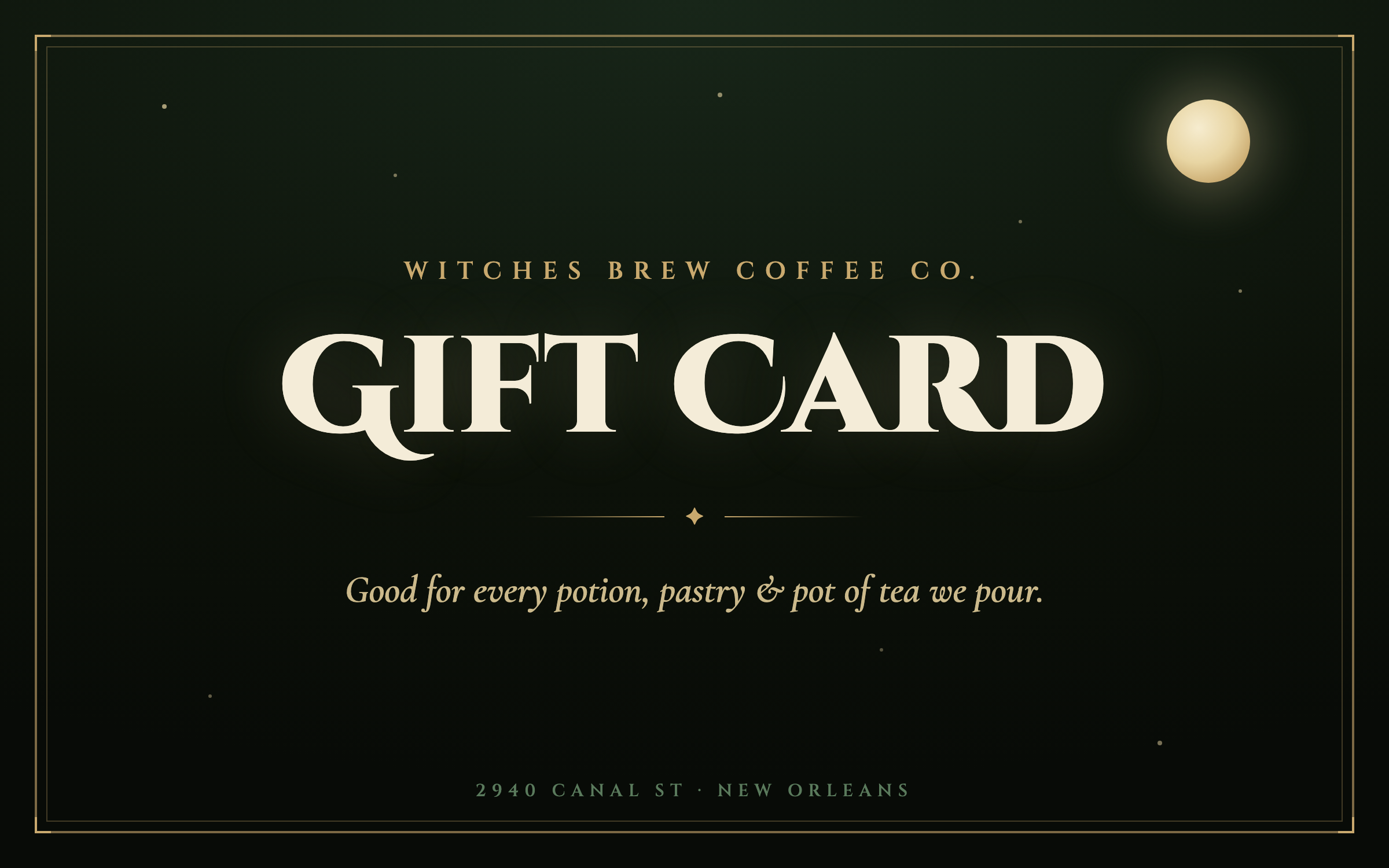 Witches Brew Coffee Co. gift card