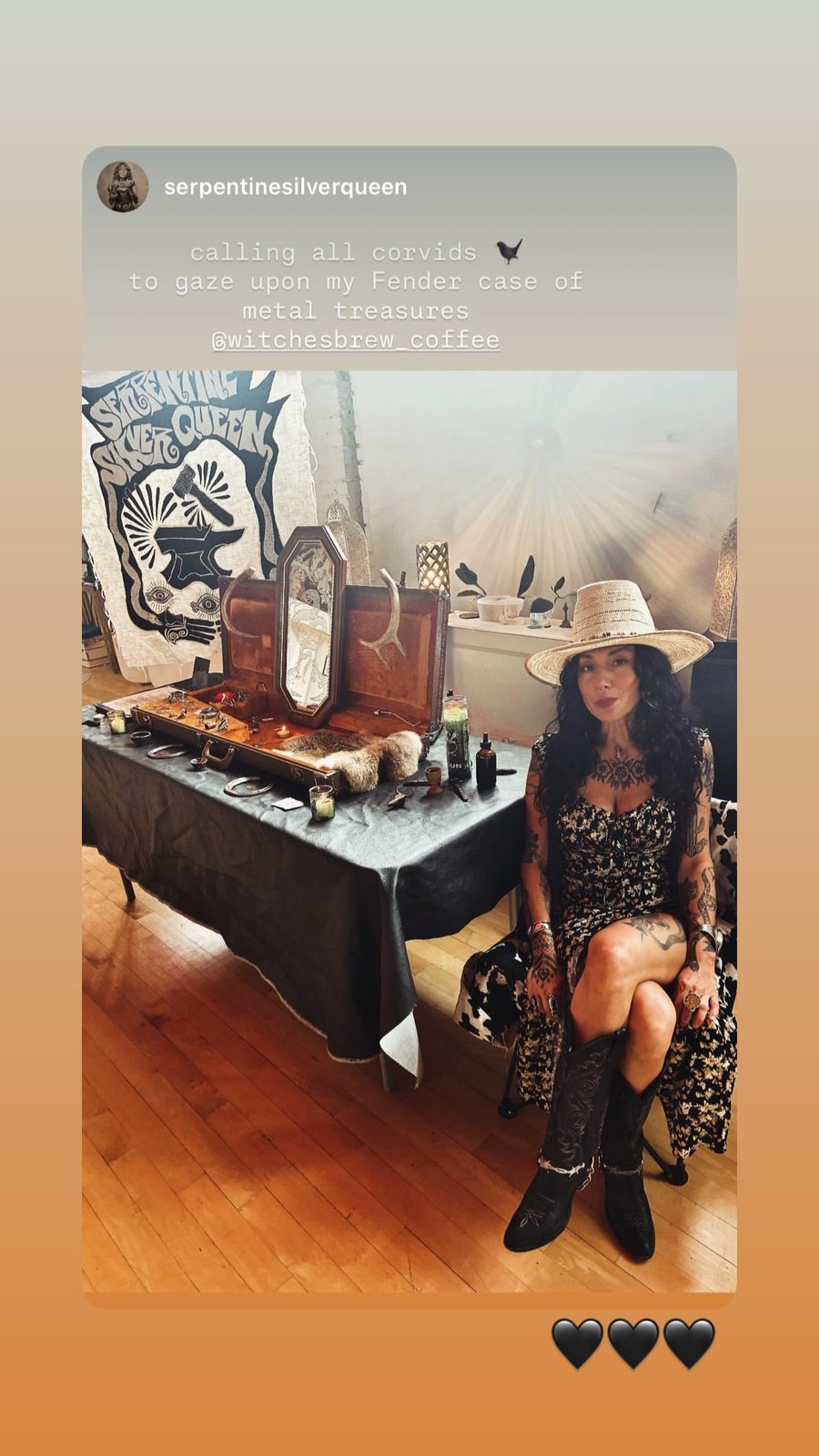 Serpentine Silver Queen vendor at Midsummer Market