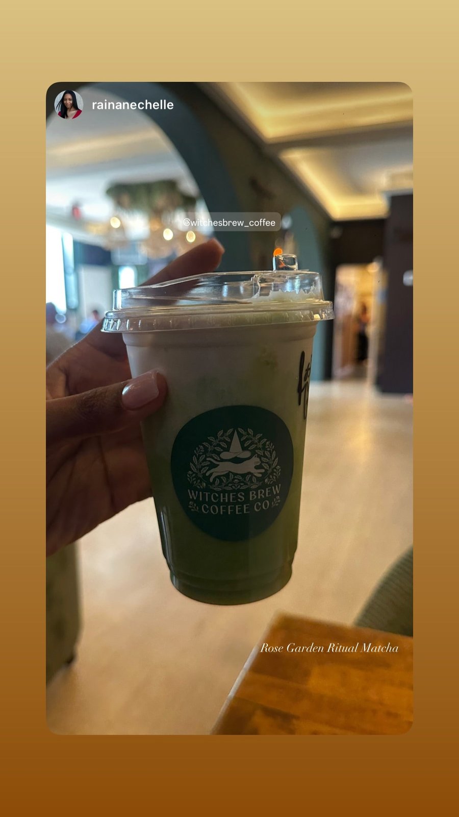 Rose Garden Ritual matcha at Midsummer Market