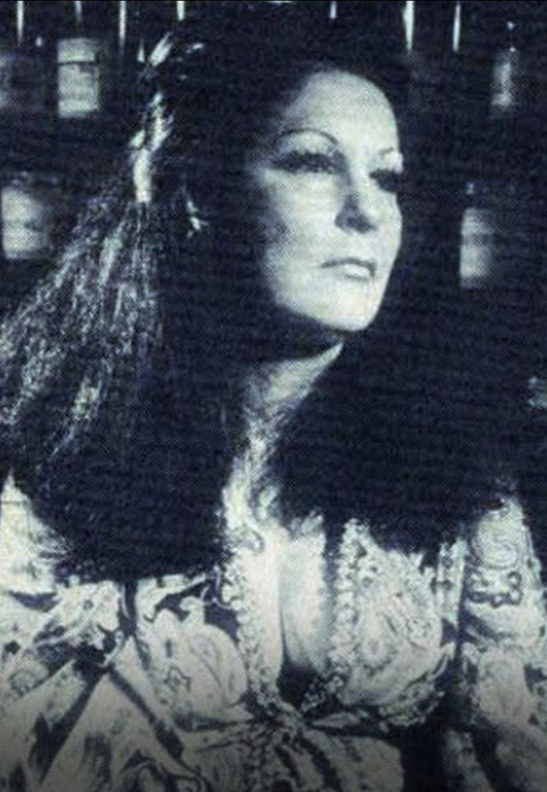 Mary Oneida Toups, photographed in her occult shop in the 1970s