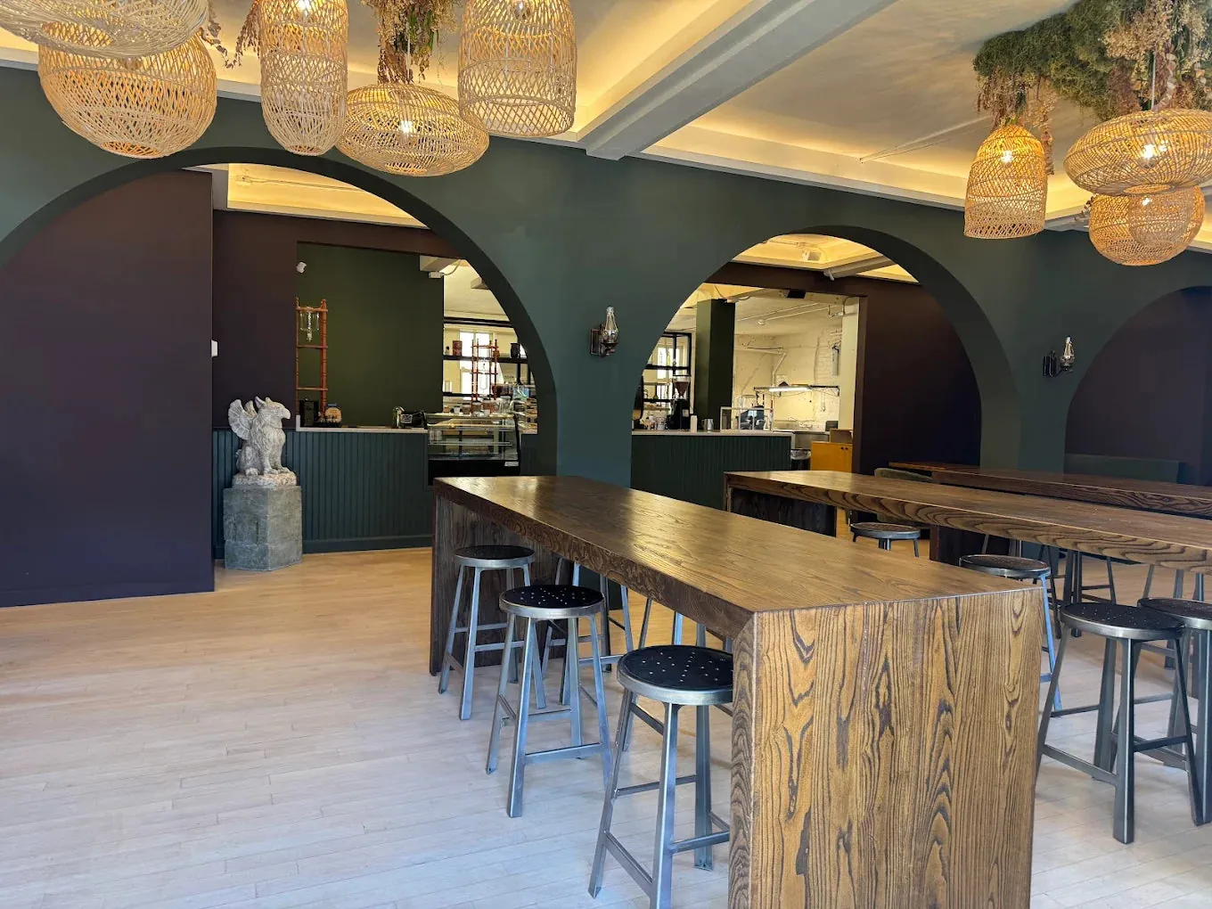 Interior of Witches Brew Coffee Co. — cozy witchy café on Canal Street in New Orleans